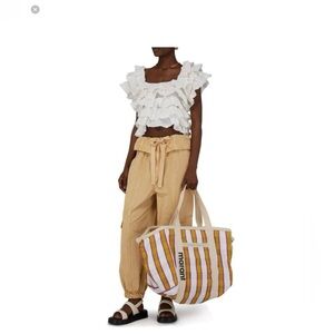 Farm Rio 3 D flower ruffle top